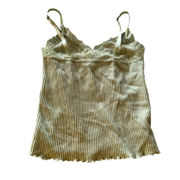 Hippie Rose Green Ribbed Cami Top - Picture 2 of 3